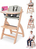Abiie Beyond Junior Convertible Wooden High Chair by Abiie