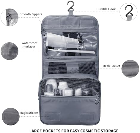 Lcsmaokin Large Capacity Toiletry Bag Travel Bag - Image 3
