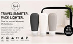 Travel Bottles for Toiletries, TSA Approved 3oz Leak Proof Silicone Refillable - Image 3