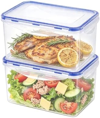 KIGI Food Storage Containers, Medium Deep, 2 Pack by KIGI