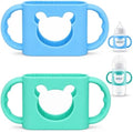 Silicone Bottle Handles for Wide-Neck Glass & Plastic Bottles, Transitional by Aelop