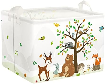 Clastyle Woodland Nursery Animal Tree Baby Gift Storage Basket by Clastyle