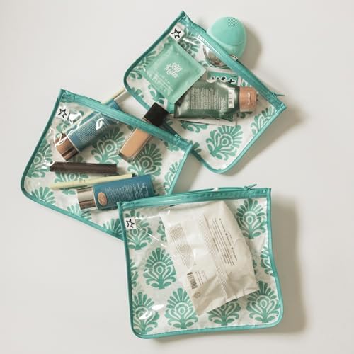 Tiny Twinkle Diaper Bag Organizing Pouches|3 Pack Mess-Proof Clear Front Travel - Image 2