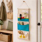 3-Pocket Hanging Wall Organizer, Cartoon Duck Design - Image 5