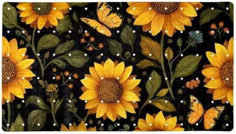 Non Slip Shower Mat Bathtub Mat 15.1x26.8 Inch, Quick Dry Bath Mat by Anna+Cowper