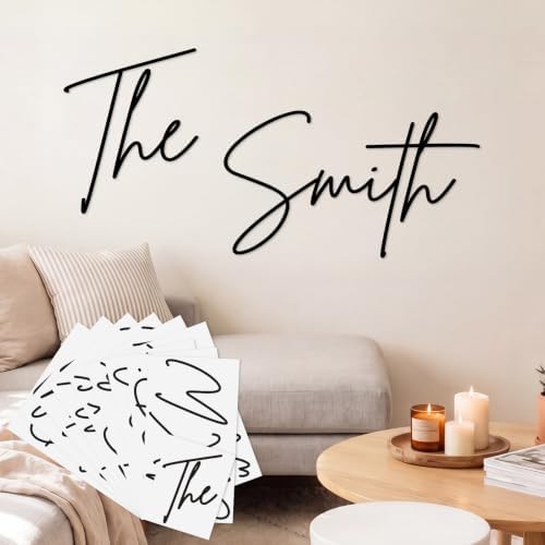 Boao Personalized Last Name Letter Wall Decal by Boao