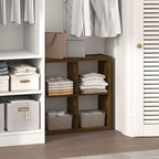 Furinno Cubic Extra Thick 4-Cube Closet Organizers and Storage, Amber Pine by Furinno-FitsYourSpaceFitsYourBudget
