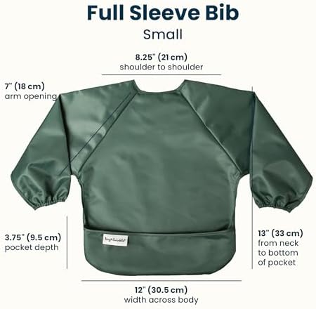 Tiny Twinkle Long Sleeve Bib for Babies & Toddlers | 2-Pack Waterproof Smock - Image 6