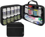 Large Pill Bottle Organizer & Travel Medicine Bag, Elastic Bands by StarPlus2