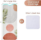Bathtub Mat Non Slip, Bohemia Extra Long Bath tub Mat Shower Floor Mat - Image 2