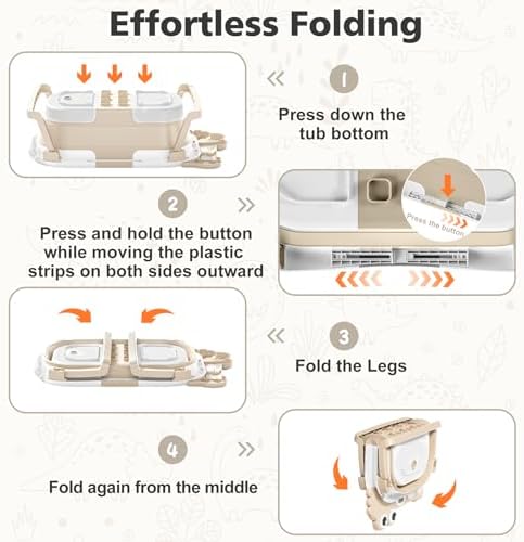 MoreFeel Collapsible Baby Bathtub - Image 5