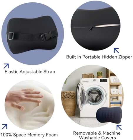 SPRFUFLY Car Headrest Pillow 2 Pack, Headrest Pillow - Image 3