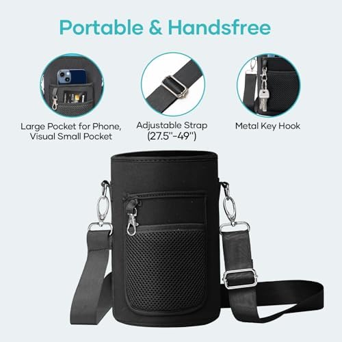 BUZIO Water Bottle Insulated Sleeve, Bottle Carrier - Image 4