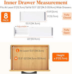 Lifewit 5" Tall Upgrade Drawer Dividers, Adjustable Deep Drawer Organizer - Image 2