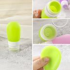 Mziart Travel Bottles for Toiletries, TSA Approved 2oz Silicone Travel Size - Image 6