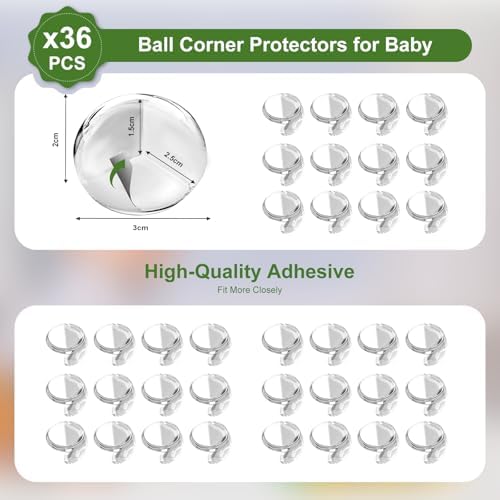 36 Pack Corner Protector Baby, Table Corner Protectors - Image 2
