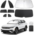 TINGLU 8PCS Window Shades for Volkswagen VW Tiguan 2018-2023 Accessories Car by TINGLU
