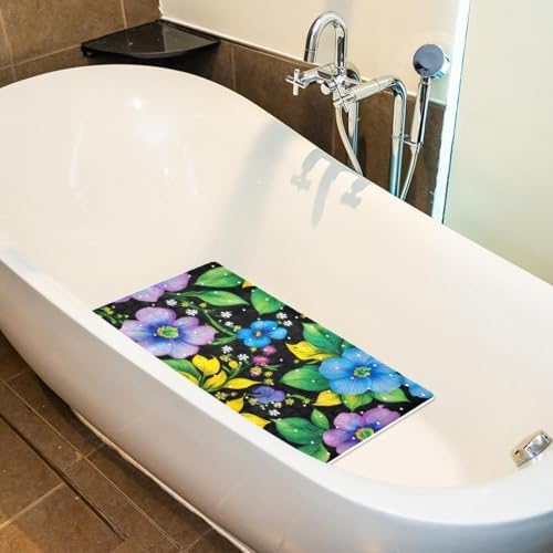 Bath Tub Shower Mat, Washable Bathtub Floor Mats, Suction Cups and Drain Holes - Image 5