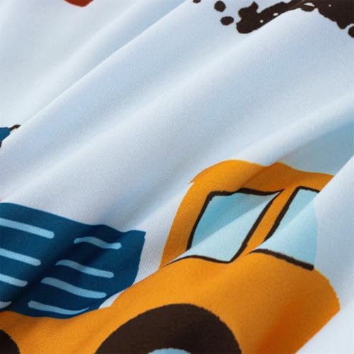 NTBED 4 Pieces Construction Truck Toddler Bedding Set - Image 7