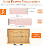 Lifewit 4" High Upgrade Drawer Divider, Adjustable Drawer Organizer Clothes - Image 2