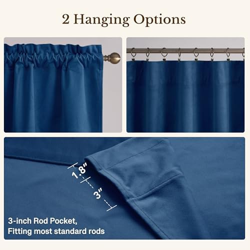 StangH Blue Scalloped Window Valance 52x18 Inch, 1 Panel - Image 4