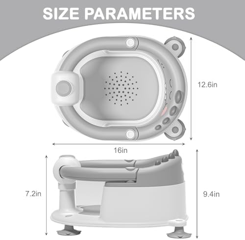 TPN Baby Bath Seat for Babies 6 Months & Up, Non-Slip Bath Tub Chair for - Image 6