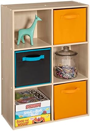 ClosetMaid Cubeicals 6 Cube Storage Shelf Organizer Bookshelf, Vertical or - Image 5