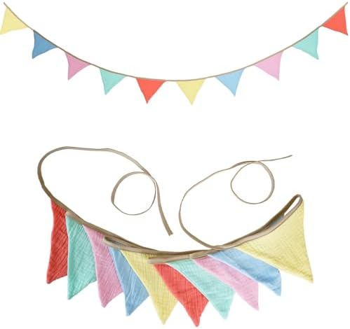 8.5 ft Pennant Banner Flags, Toddler Boy and Girl Room Decor Pennant, Nursery by CEUQIESO