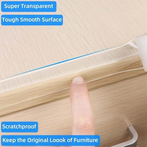 Clear Edge Protector Strip, 2 Pack x 1.18in x 9.84FT - Image 4