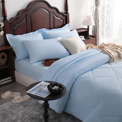 NTBAY Queen Microfiber Bed in a Bag, Comforter Set - Image 6
