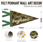 Boyhood Playroom Pennant Banner Boys NurseryToddler Room Wall Decor - Image 6