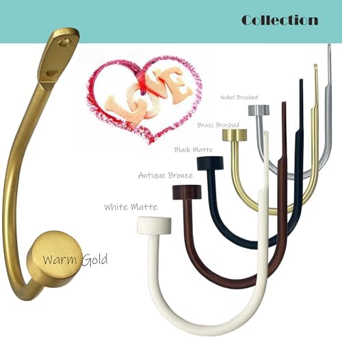 Quality Curtain Holdbacks, Solid Steel Curtain Holdback - Image 7