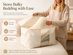 DoYiKe Soft Large Canvas Comforter Storage Bags - Image 4
