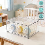 Prsildan Acrylic Makeup Organizer Stackable Clear Storage Drawers - Image 6