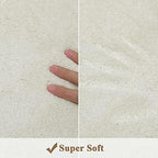 Topotdor Round ABC Area Rug, 71 Inch Soft Floor Carpet - Image 4