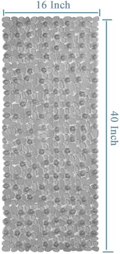Webos Bath Shower Mat Non Slip: Extra Large Pebble Bathtub mat - Image 2