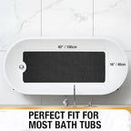 HITSLAM Non Slip Bathtub Mat 40 x 16 Inch, Extra Long Bath Mat - Image 2