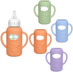 4 Pack Silicone Sleeves for Dr. Brown's Glass Baby Bottles, Anti Breakage Baby by Unknown
