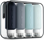Gemice Travel Bottles for Toiletries, Tsa Approved Travel 6oz Size Containers by GemiceBeautyTools