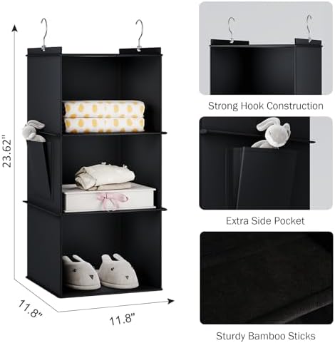 YOUDENOVA Hanging Closet Organizer and Storage - Image 3