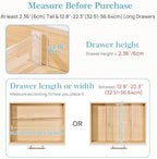 Vtopmart 2.36" Short Upgrade Drawer Dividers 12.8"-22.3" Expandable 8 Pack - Image 2