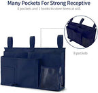 Bseash Bunk Bed Organizer, Bedside Caddy Hanging Bed Organizer Storage Bag 8 - Image 2