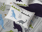 Trend Collector Dinosaur Full Comforter Set 7 Piece Kids Bedding - Image 5