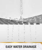 HITSLAM Shower Mat Anti Slip, Square Bath Mat - Image 4