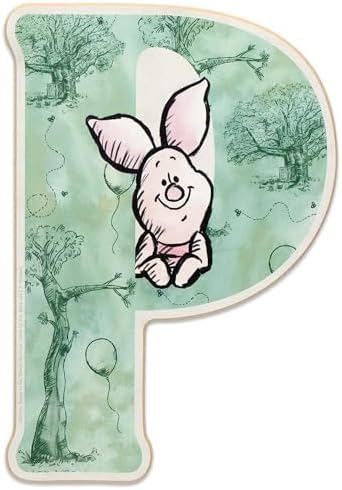 Disney Winnie the Pooh Letter P Wood Wall Decor by OpenRoadBrands