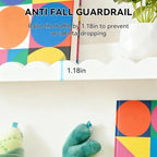 Nursery Book Shelves, Scalloped Wall Bookshelf - Image 6