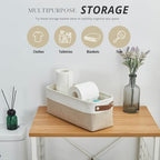 DECOMOMO Narrow Storage Bins, Small Storage Baskets - Image 2