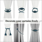 Magnetic Curtain Tiebacks Rope Decorative Holdbacks - Image 5