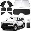 TINGLU Window Shades for Ford Bronco Sport 2021-2025 2026 Accessorie Car Side by TINGLU