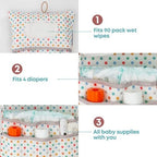 HAMUR Baby Diaper Bag Organizer – Compact & Foldable Stroller Pouch - Image 6